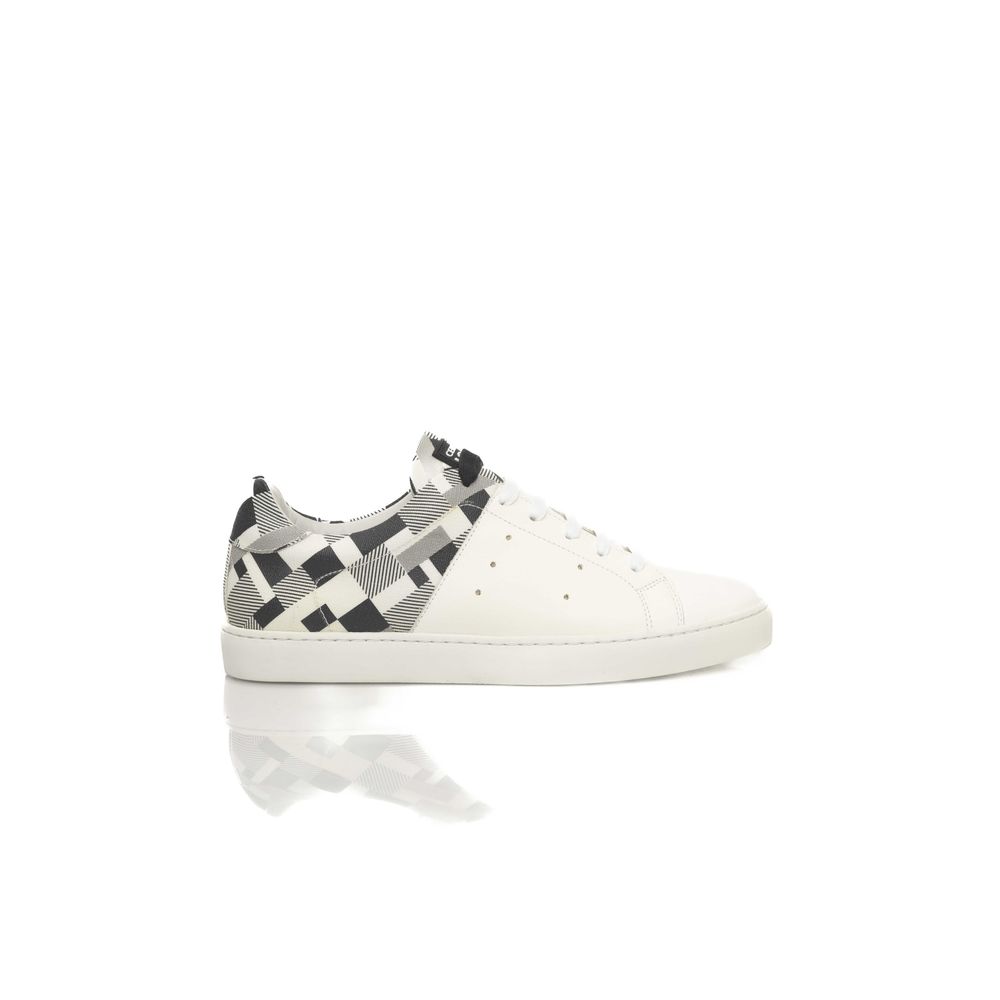 Cerruti 1881 Herren-Sneaker aus weißem Kalbsleder