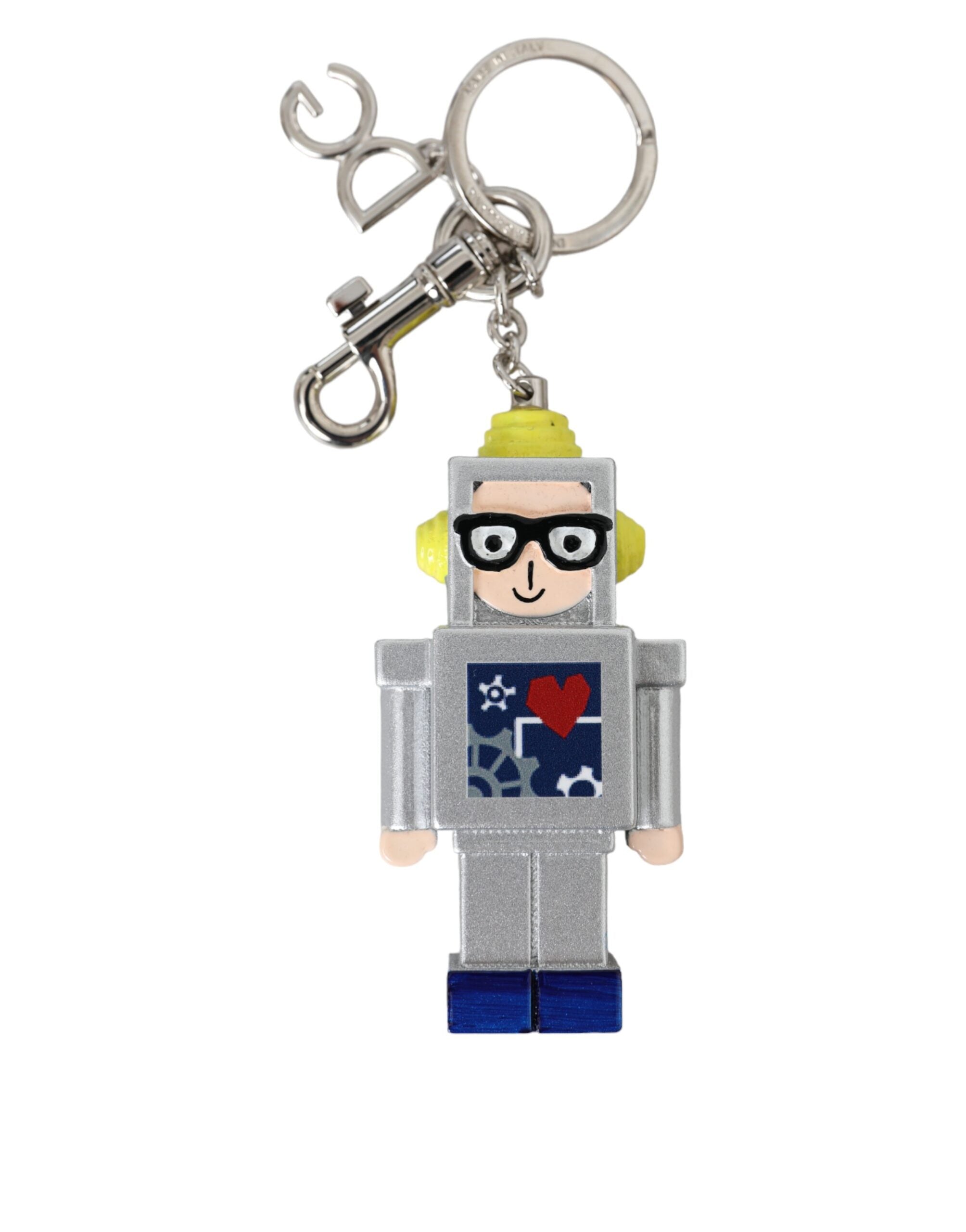 Breloc Dolce &amp; Gabbana cu logo metalic multicolor Astronaut Space