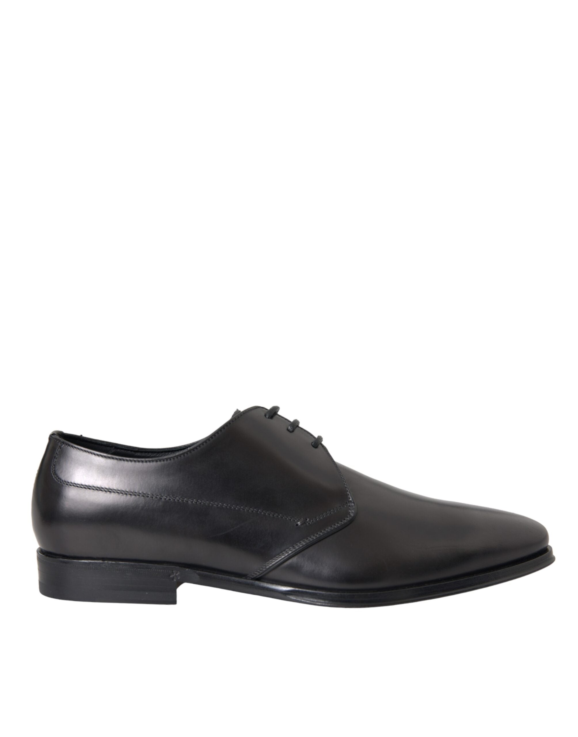 Dolce &amp; Gabbana – Derby-Schuhe aus schwarzem Leder für formelle Anlässe