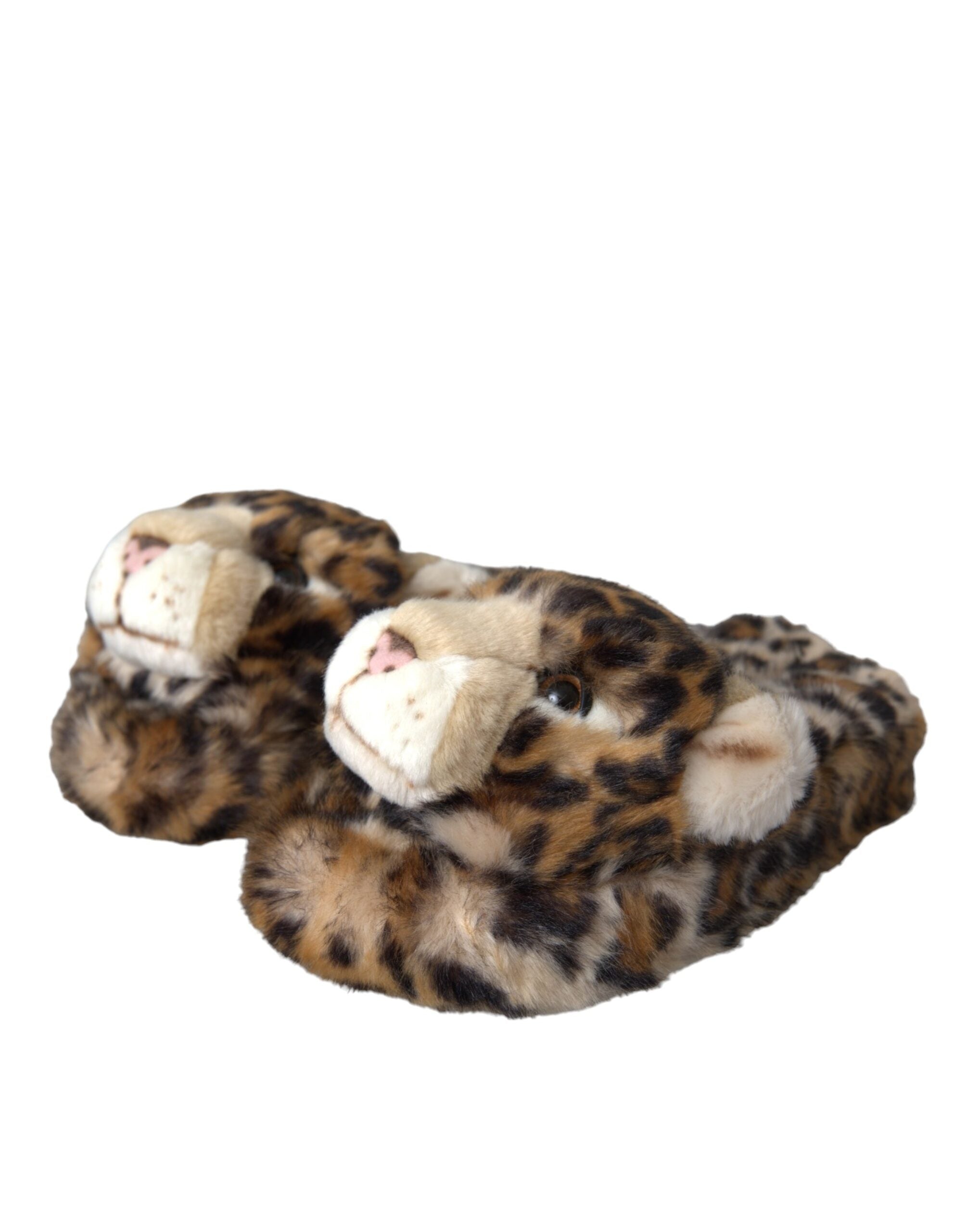 Dolce &amp; Gabbana Sandale cu imprimeu tigru maro