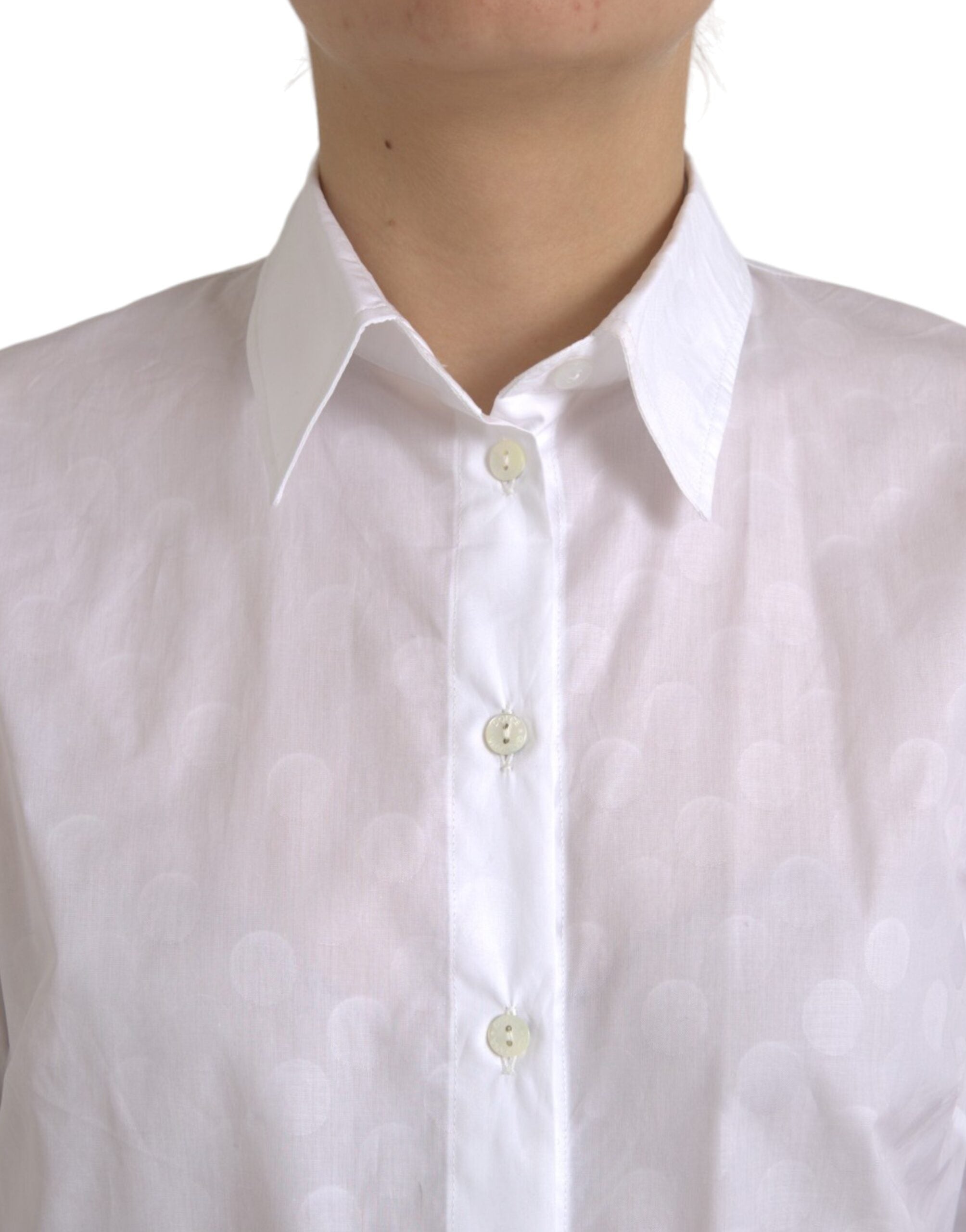 Dolce &amp; Gabbana – Weißes Poloshirt mit Kragen und kurzen Ärmeln