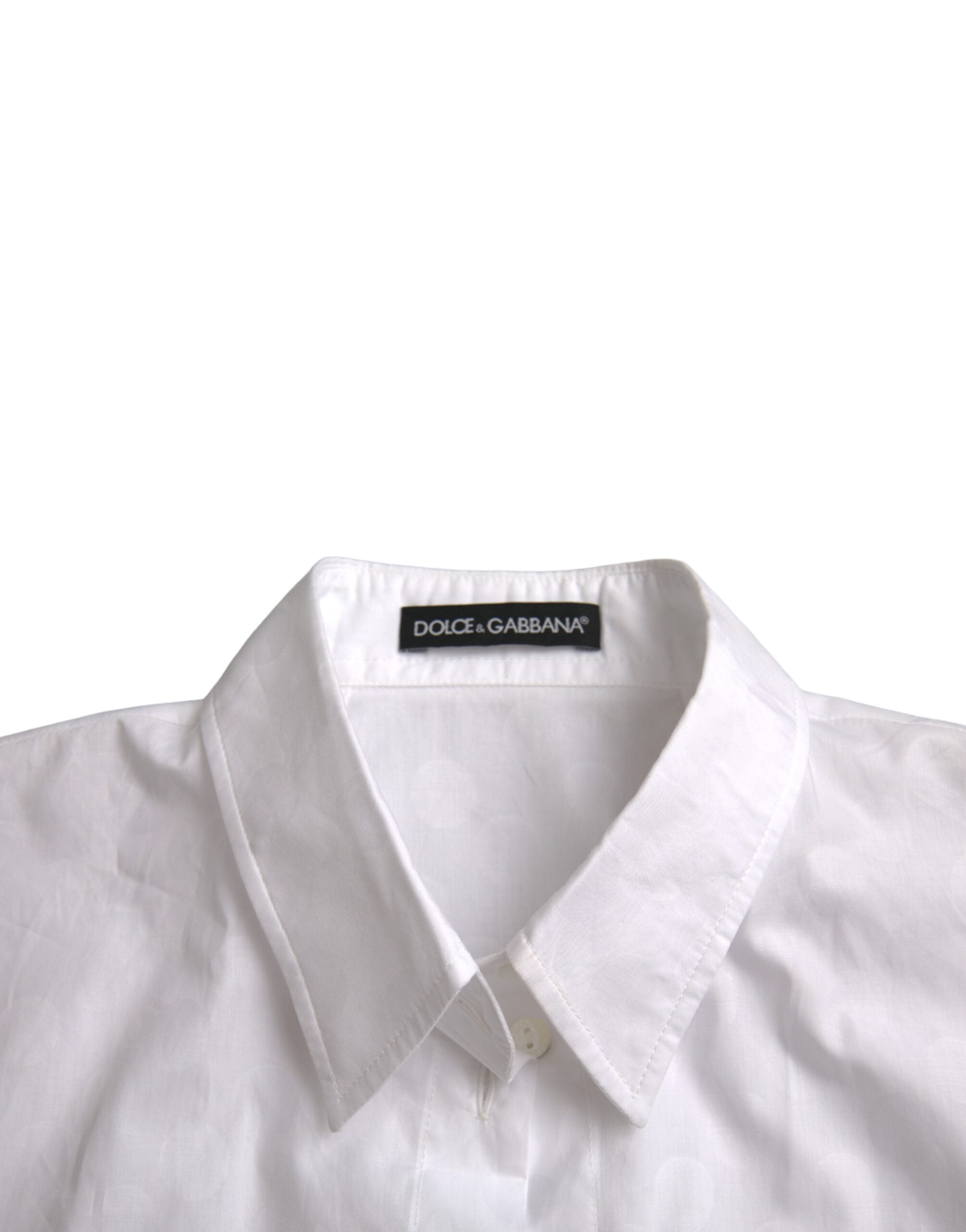 Dolce &amp; Gabbana – Weißes Poloshirt mit Kragen und kurzen Ärmeln