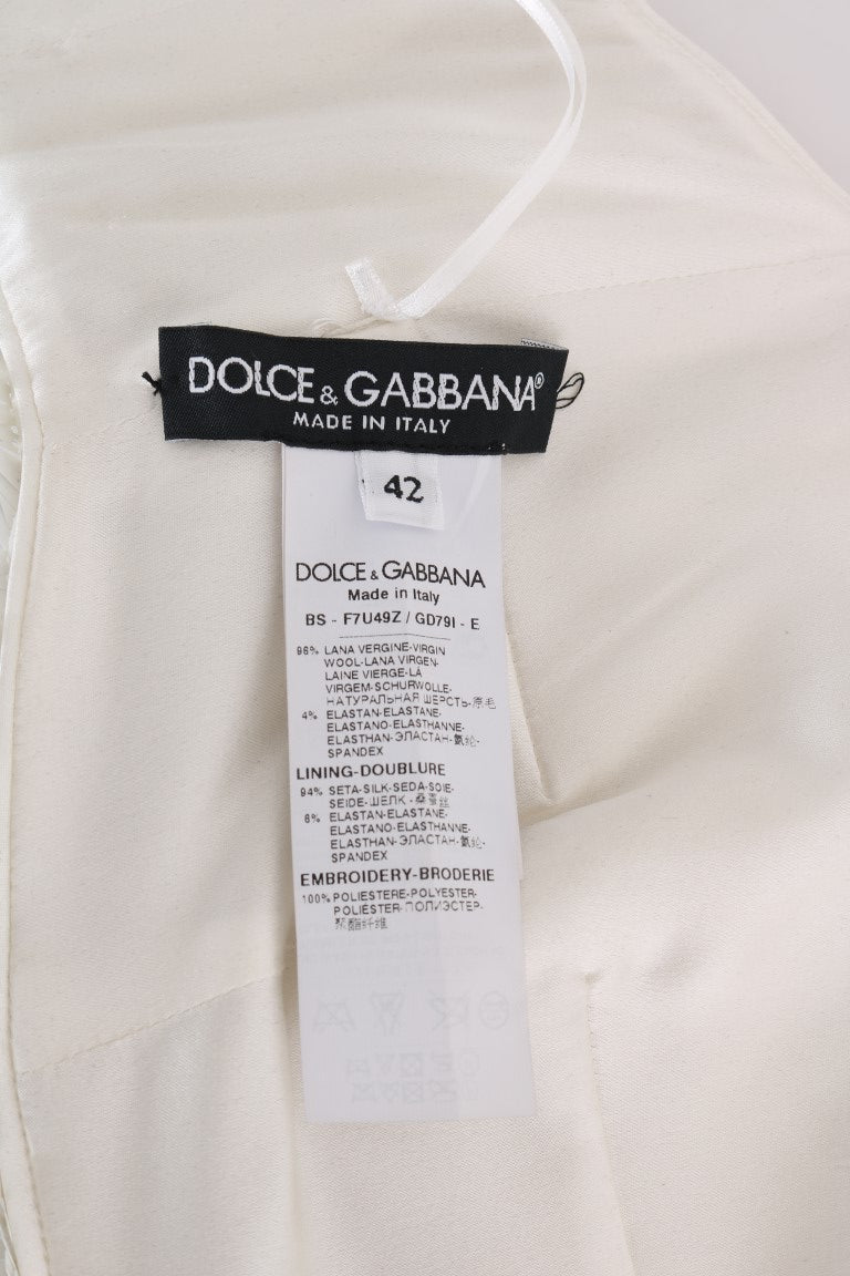 Dolce &amp; Gabbana – Bustier-Top mit Pailletten in leuchtenden Tönen