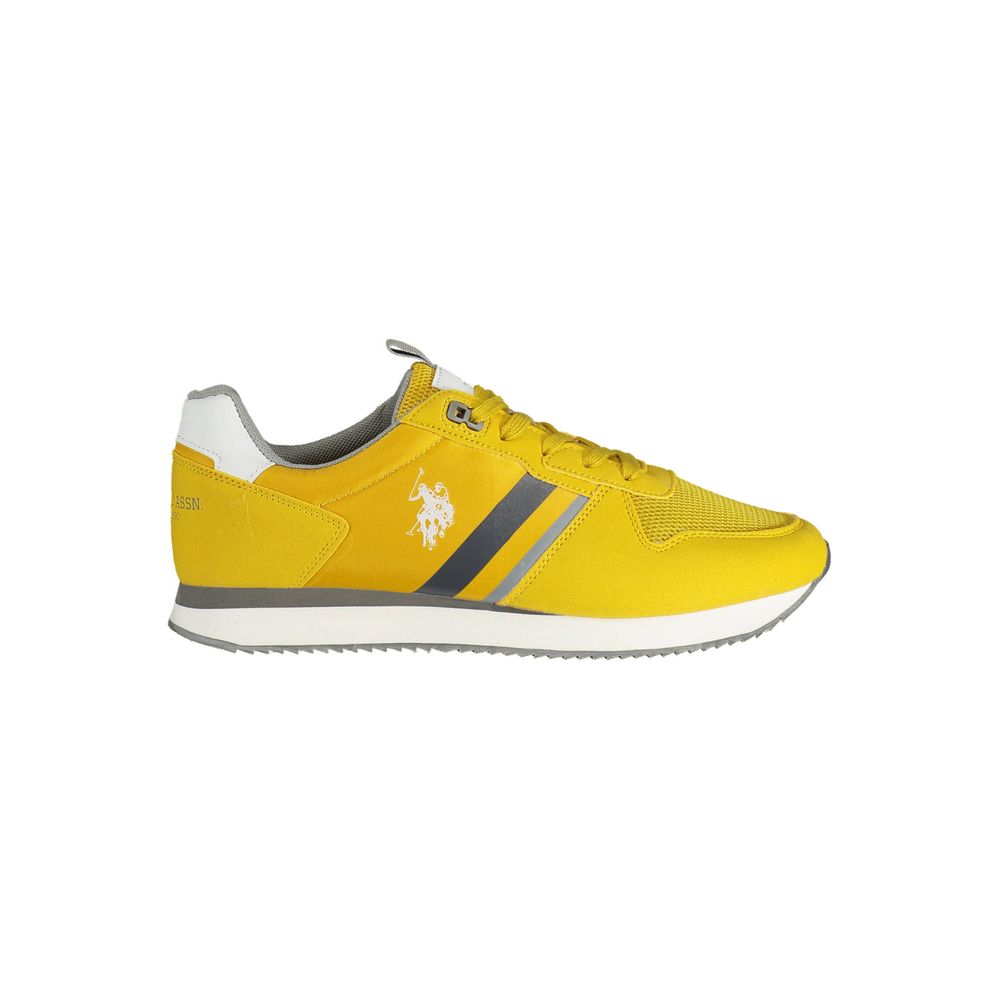 US POLO ASSN. Gelbe Polyester Herren Sneaker