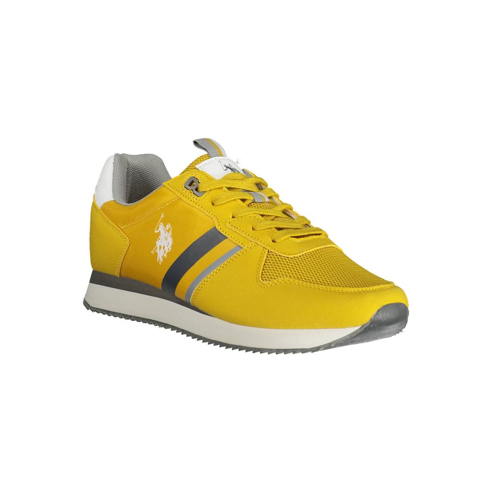 US POLO ASSN. Gelbe Polyester Herren Sneaker