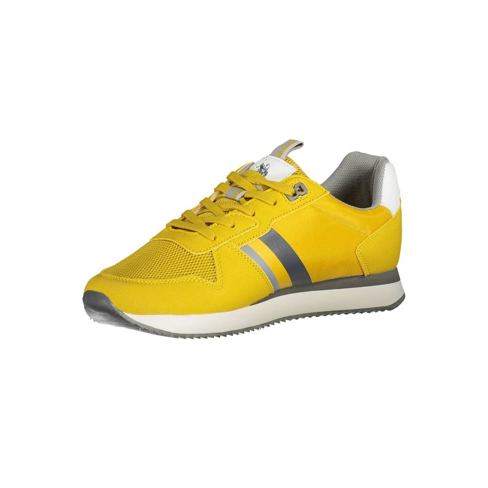 US POLO ASSN. Gelbe Polyester Herren Sneaker