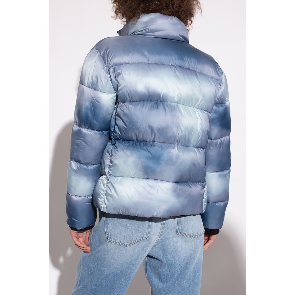 Love Moschino Hellblaue Polyester-Damenjacke