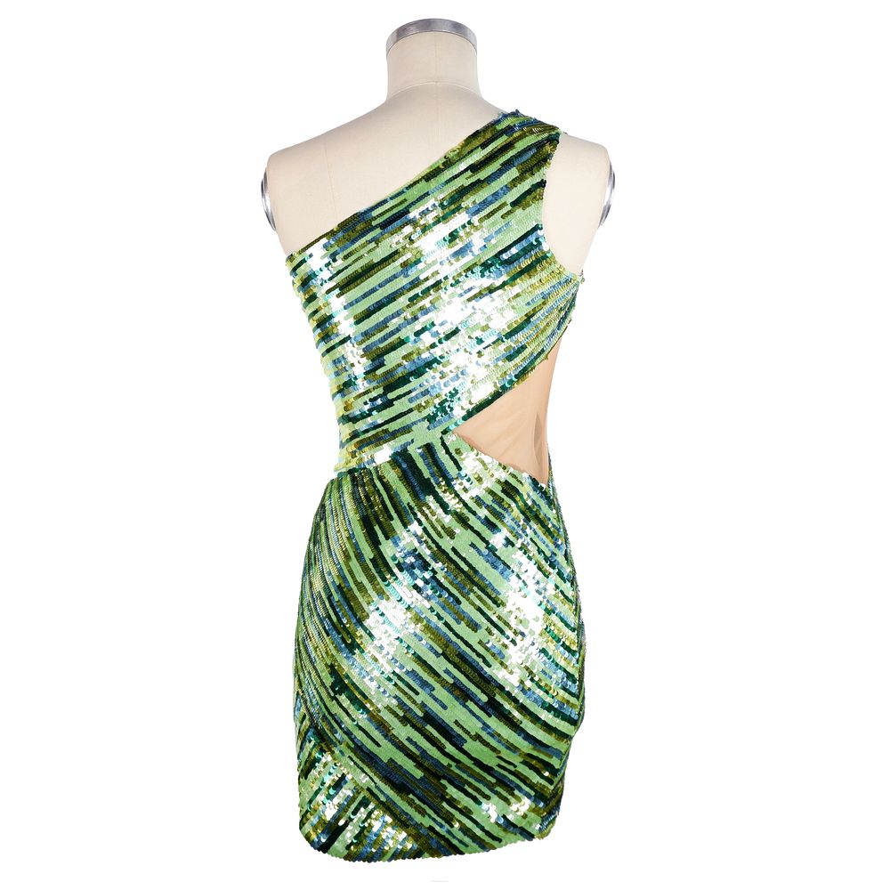 Rochie Elisabetta Franchi verde din poliamidă pentru femei