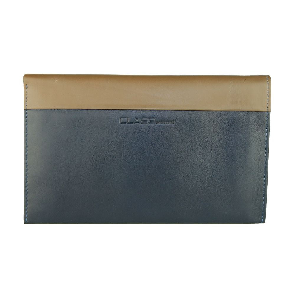 Cavalli Class Herren-Geldbörse aus blauem Leder