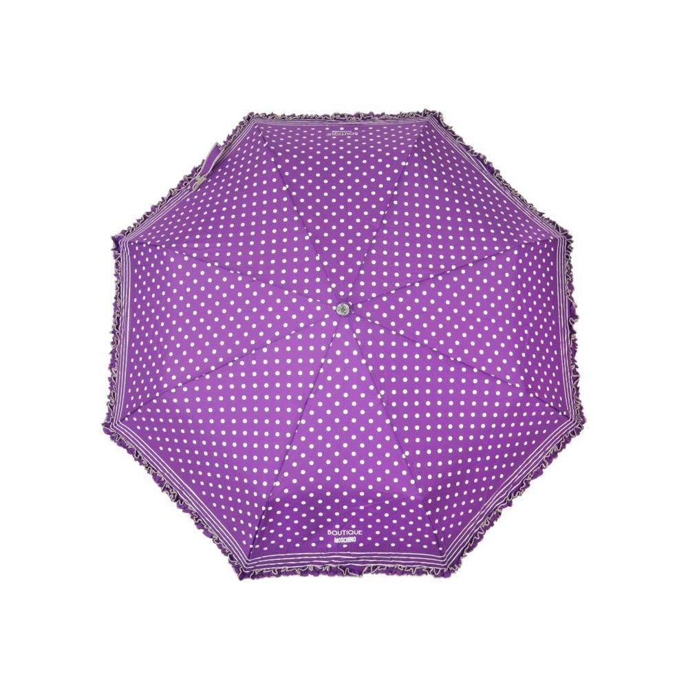 Umbrelă de damă Boutique Moschino violet din poliester