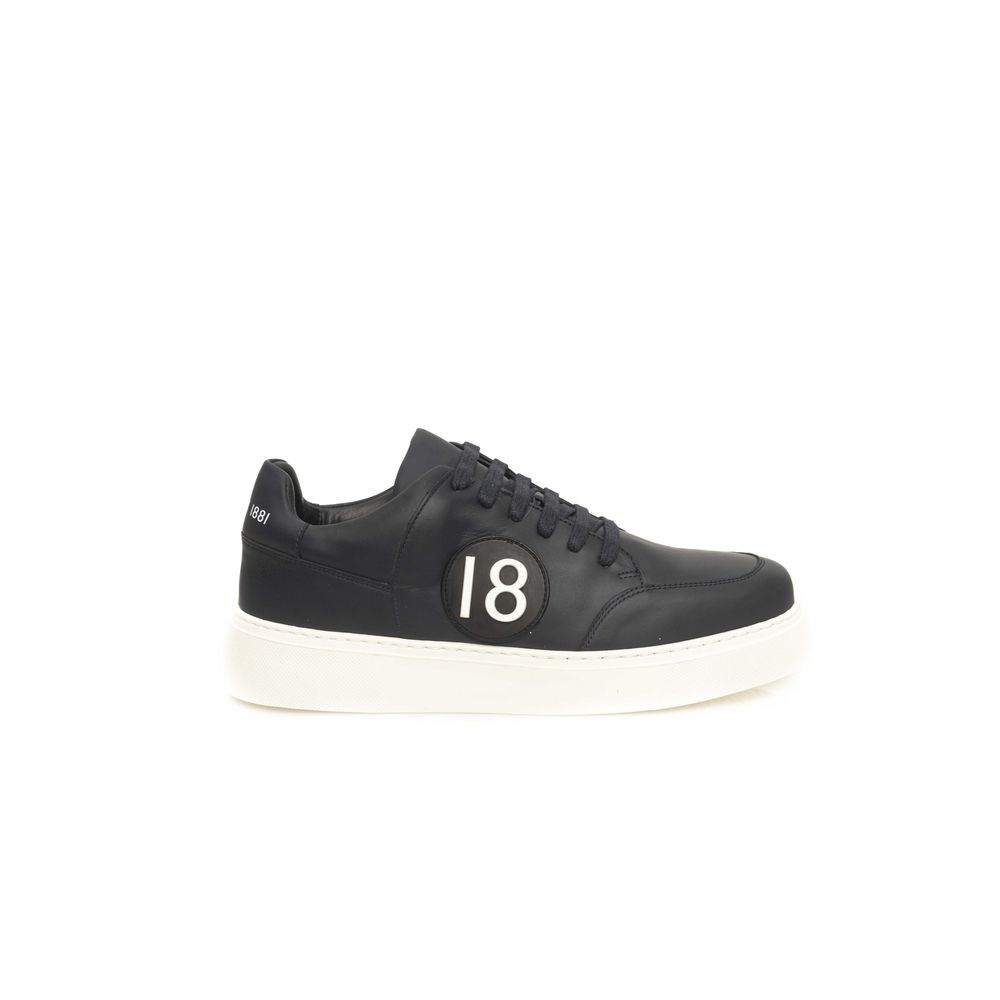 Cerruti 1881 Herren-Sneaker aus blauem Rindsleder