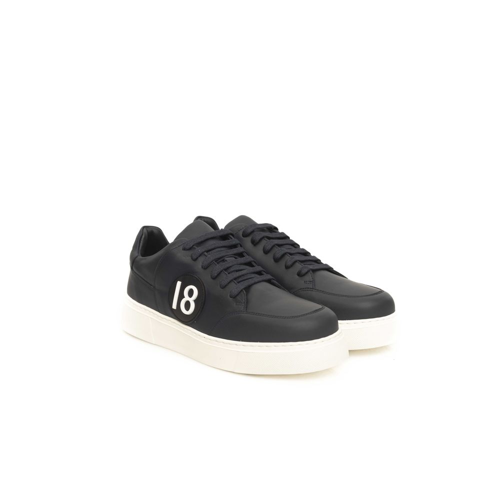 Cerruti 1881 Herren-Sneaker aus blauem Rindsleder