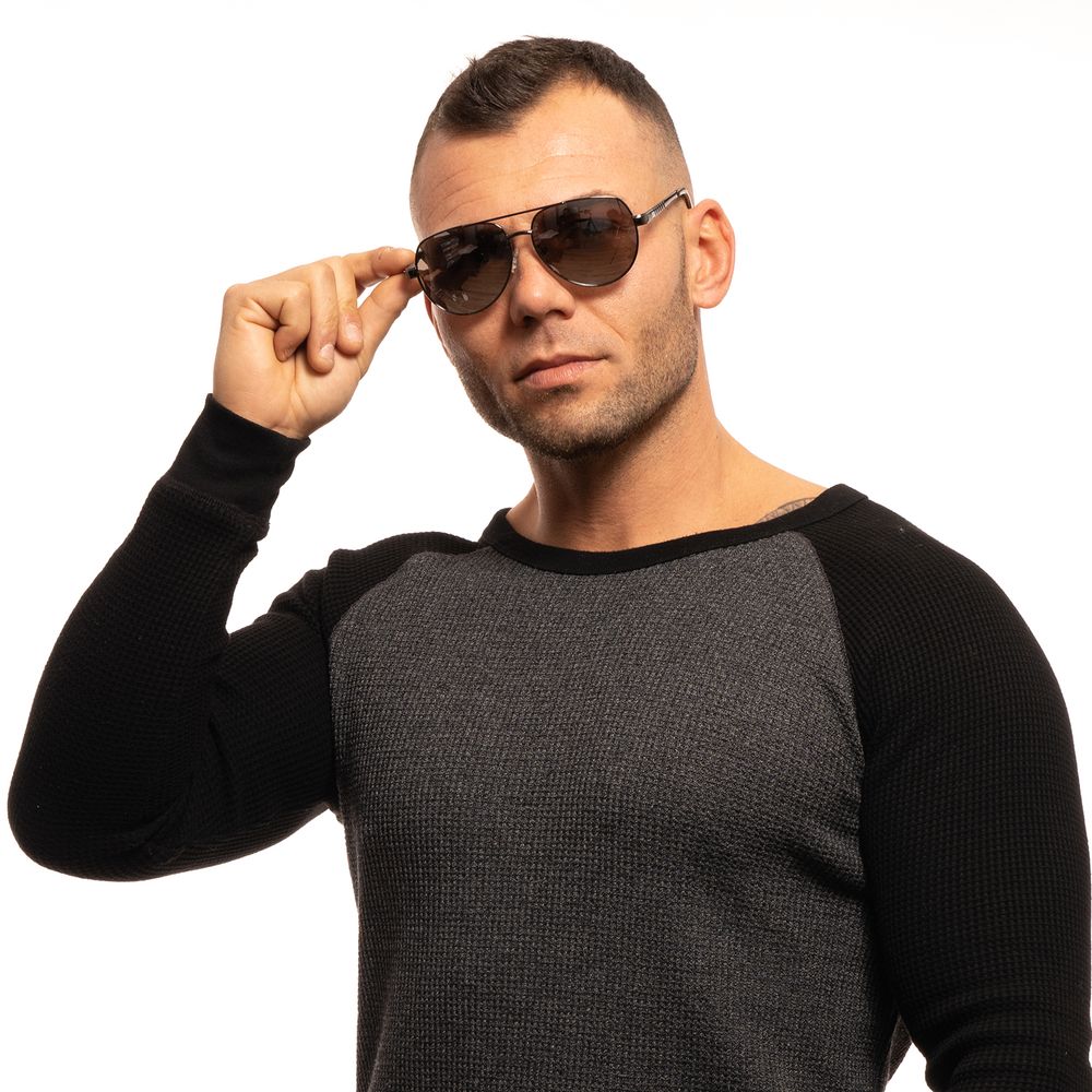Ochelari de soare Guess gri pentru bărbați