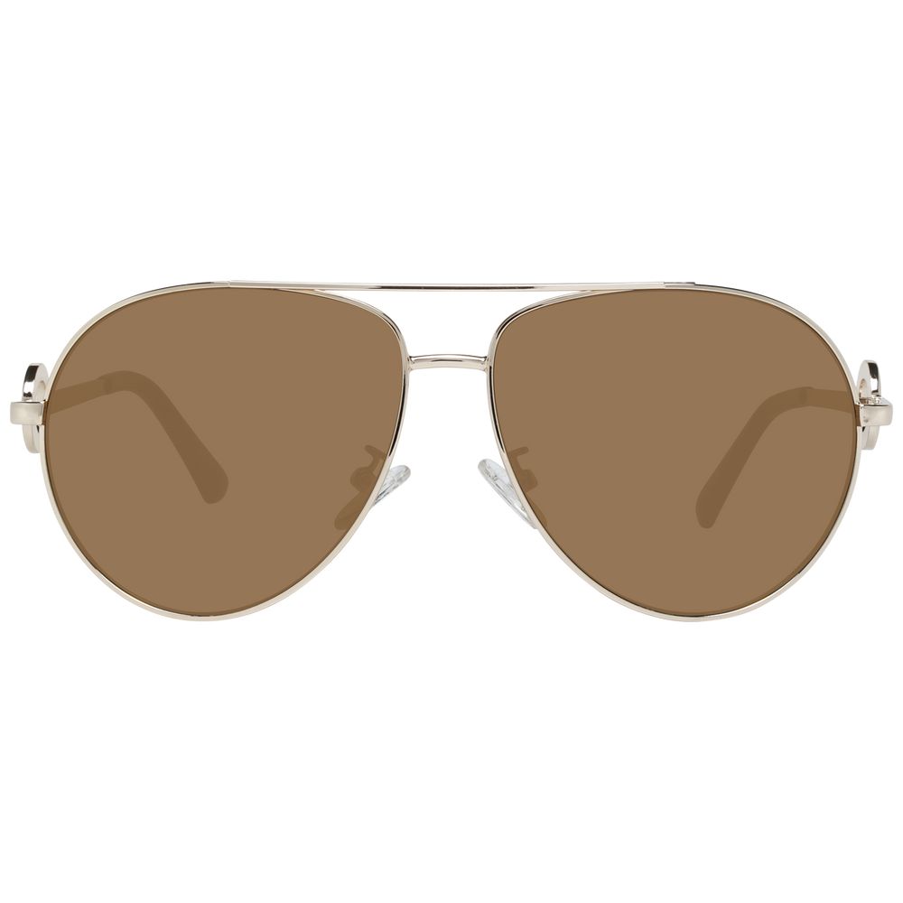 Ochelari de soare Guess aurii pentru femei
