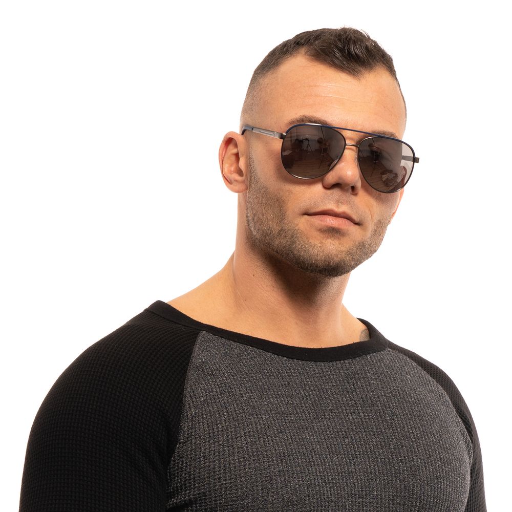 Ochelari de soare Guess gri pentru bărbați