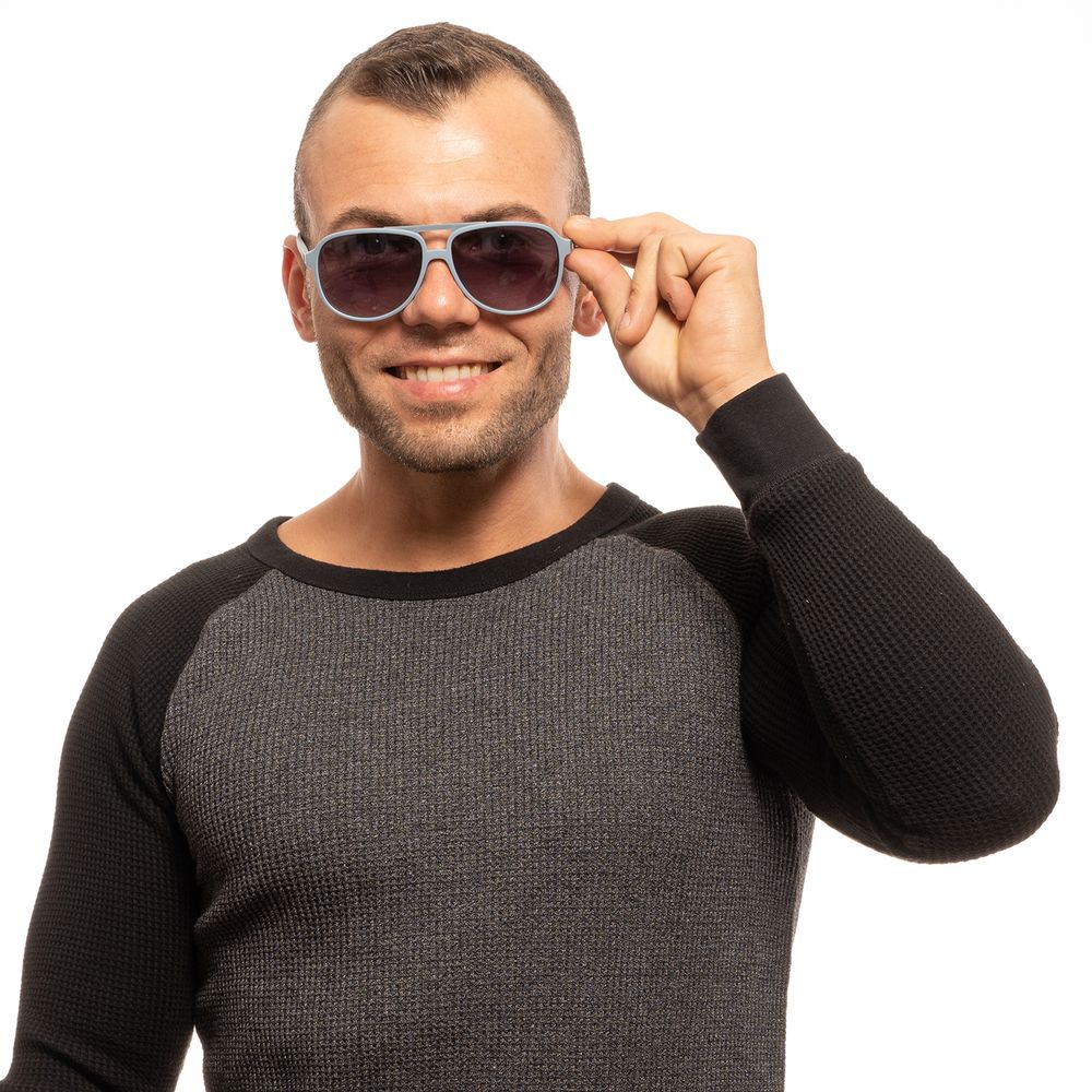 Ochelari de soare gri polițienești pentru bărbați
