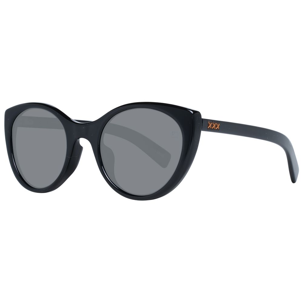 Ermenegildo Zegna Schwarze Damen-Sonnenbrille