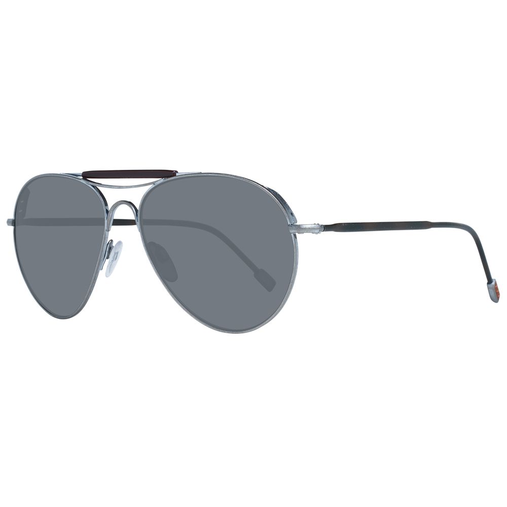Ochelari de soare Ermenegildo Zegna aurii pentru bărbați