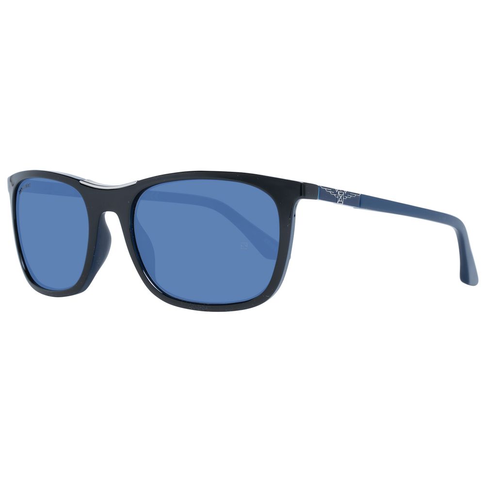 Longines Schwarze Herren-Sonnenbrille