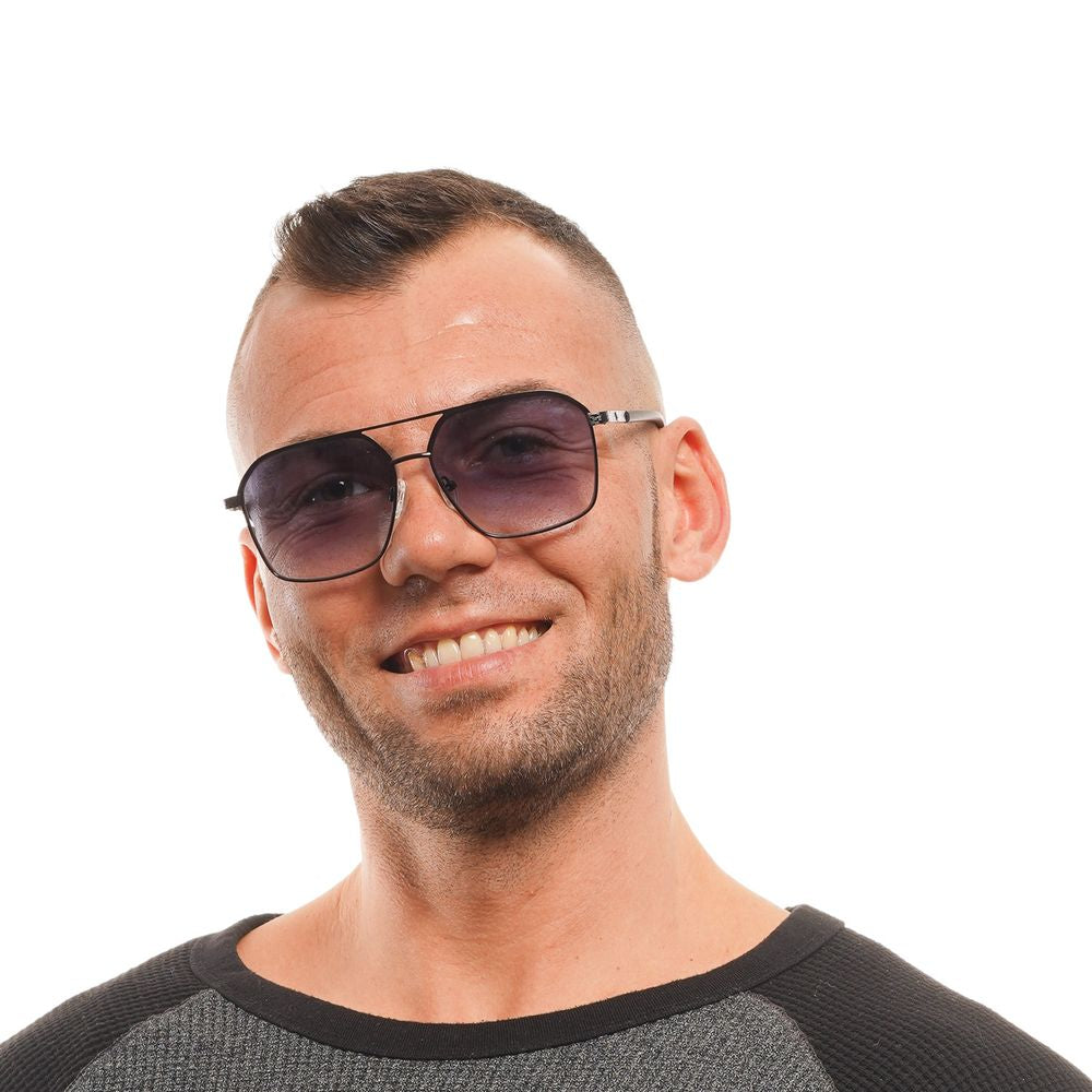 Ochelari de soare Guess negri pentru bărbați