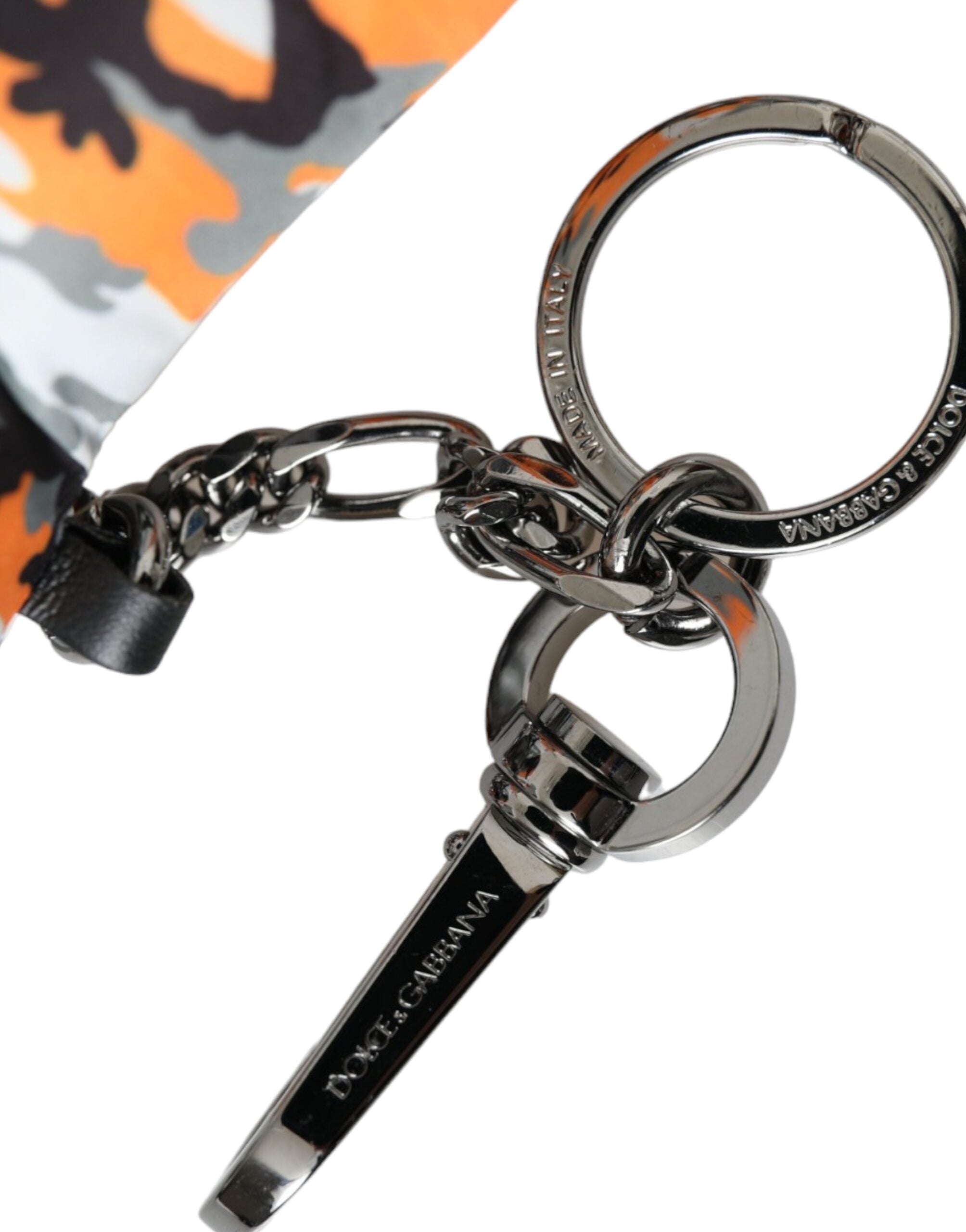 Breloc Dolce &amp; Gabbana cu siluetă de animale camuflaj multicolor