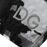 Dolce &amp; Gabbana Multicolor Camouflage DG Logo Beachwear Shorts Bademode