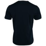 Dolce &amp; Gabbana Dunkelblaues T-Shirt aus Baumwolle mit Rundhalsausschnitt und kurzen Ärmeln