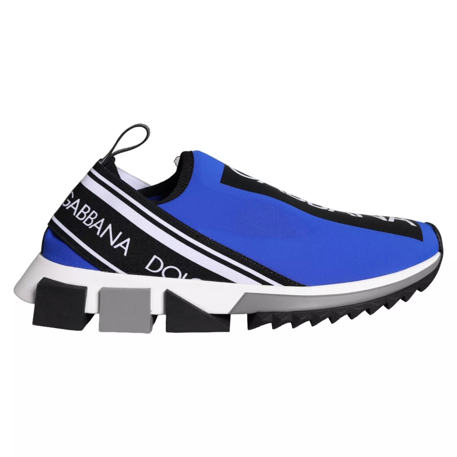 Dolce &amp; Gabbana Blaues Logo Low Top Sorrento Sneakers Schuhe