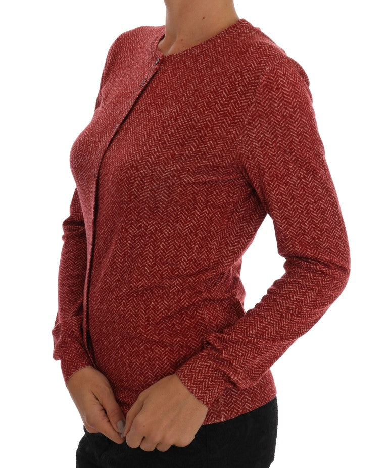 Roter Woll-Cardigan von Dolce &amp; Gabbana