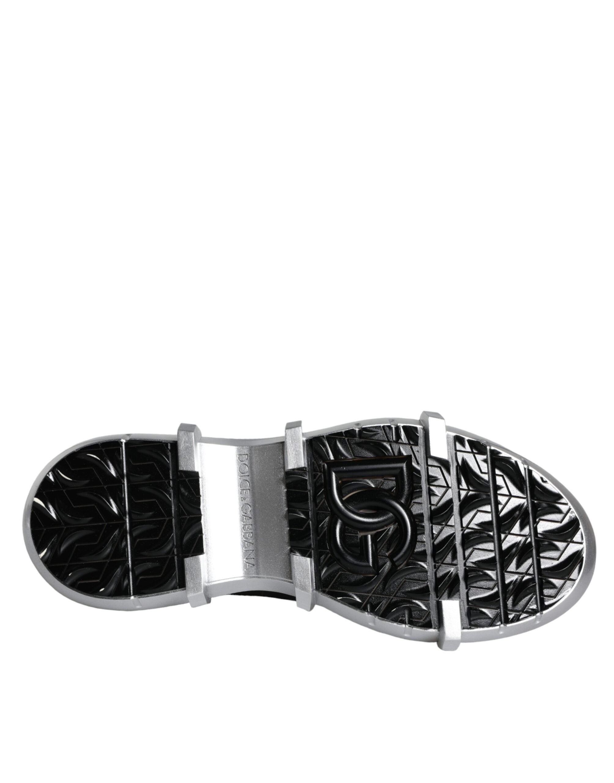 Dolce &amp; Gabbana – Galileo – Hohe Sneakers aus Nylon in Schwarz