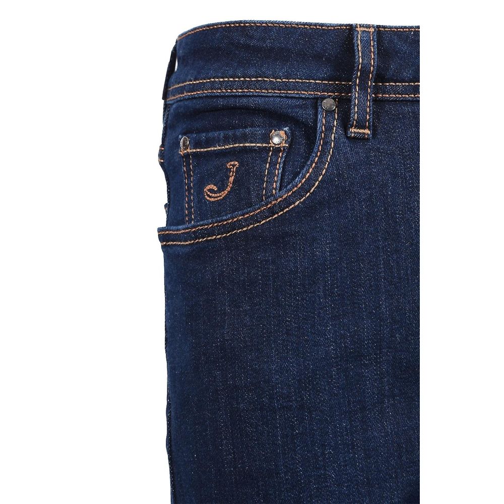 Jeanși și pantaloni din bumbac albastru Jacob Cohen
