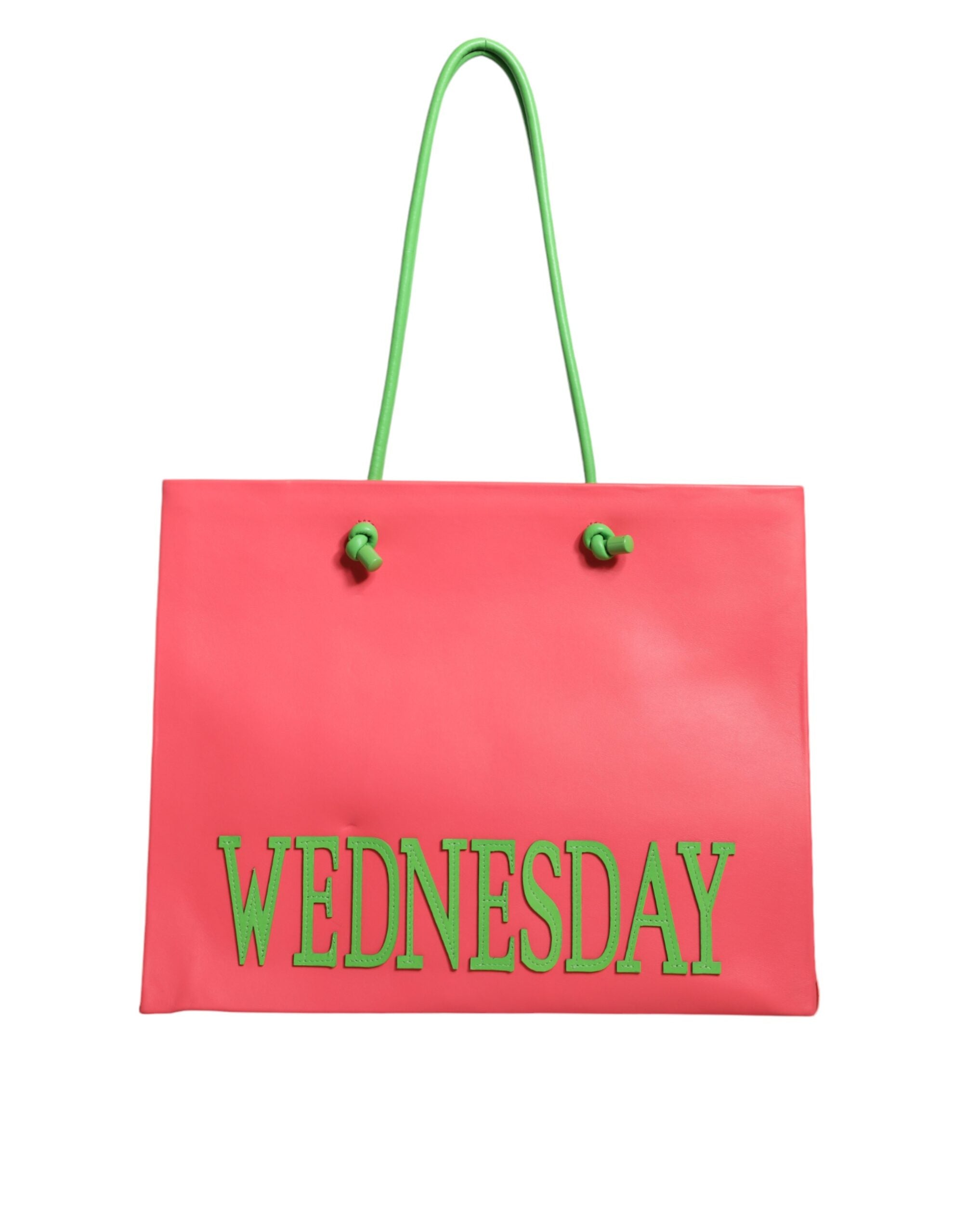 Geantă tote din piele roz Alberta Ferretti Weekend Wednesday Shopping Tote