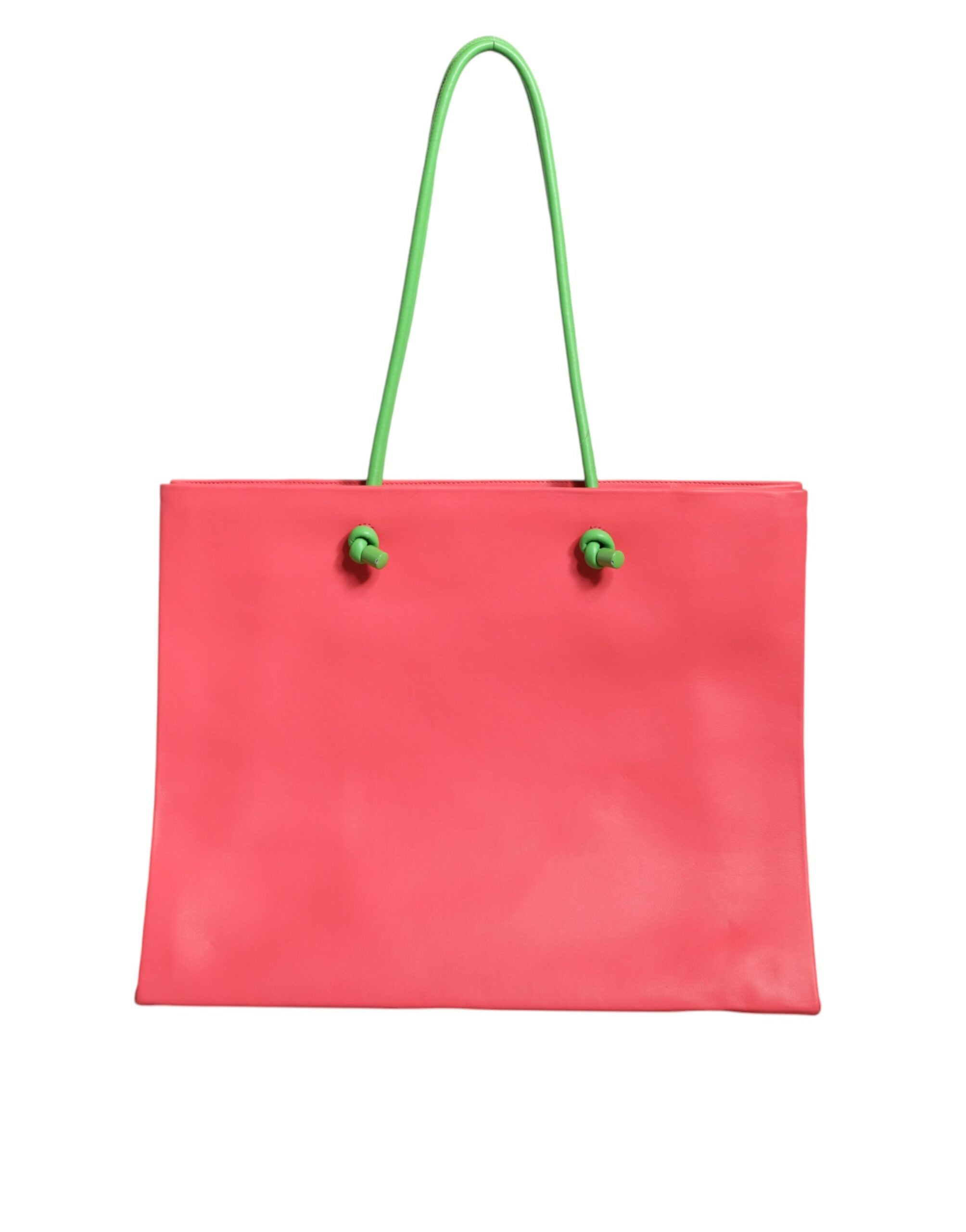 Geantă tote din piele roz Alberta Ferretti Weekend Wednesday Shopping Tote