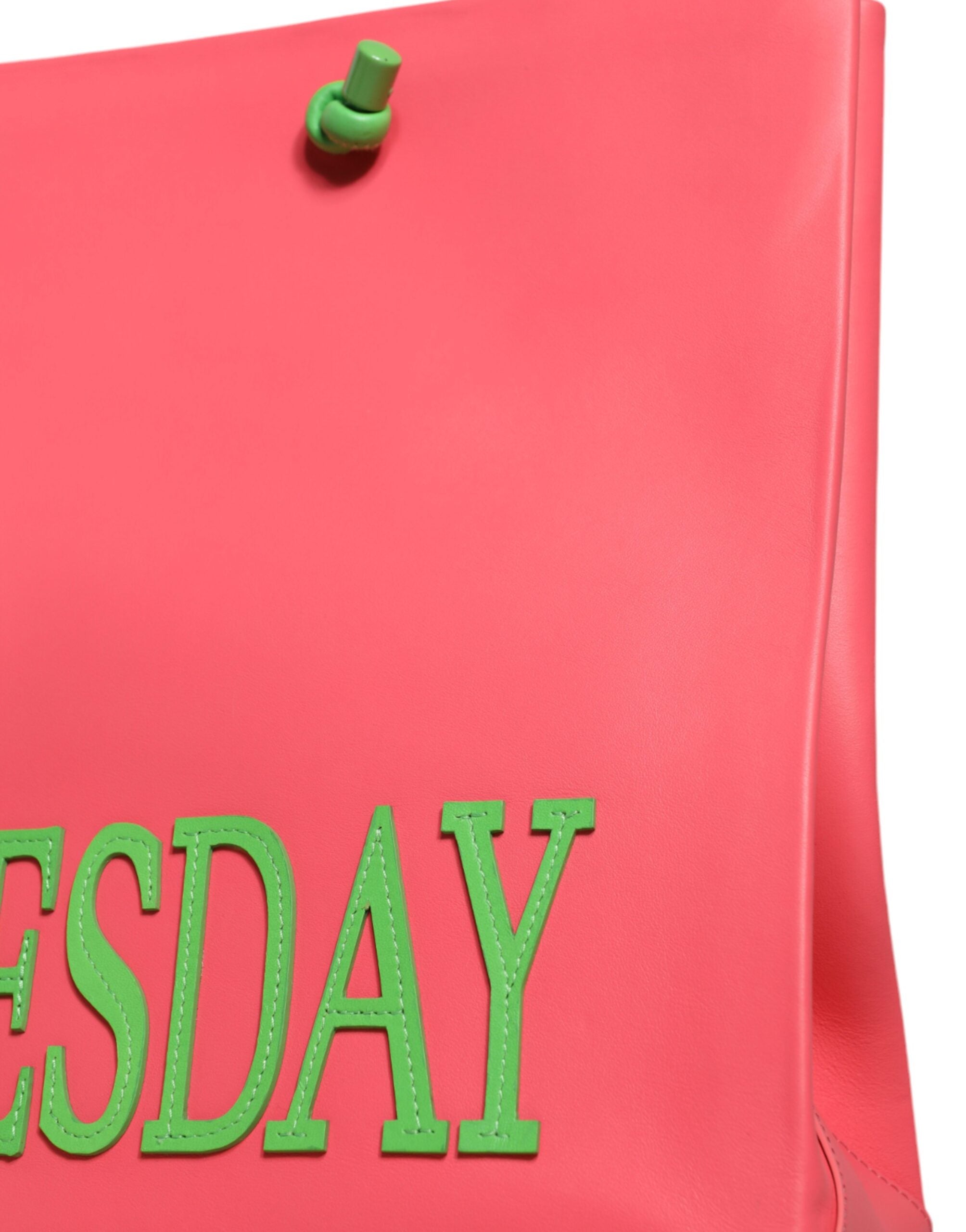 Geantă tote din piele roz Alberta Ferretti Weekend Wednesday Shopping Tote