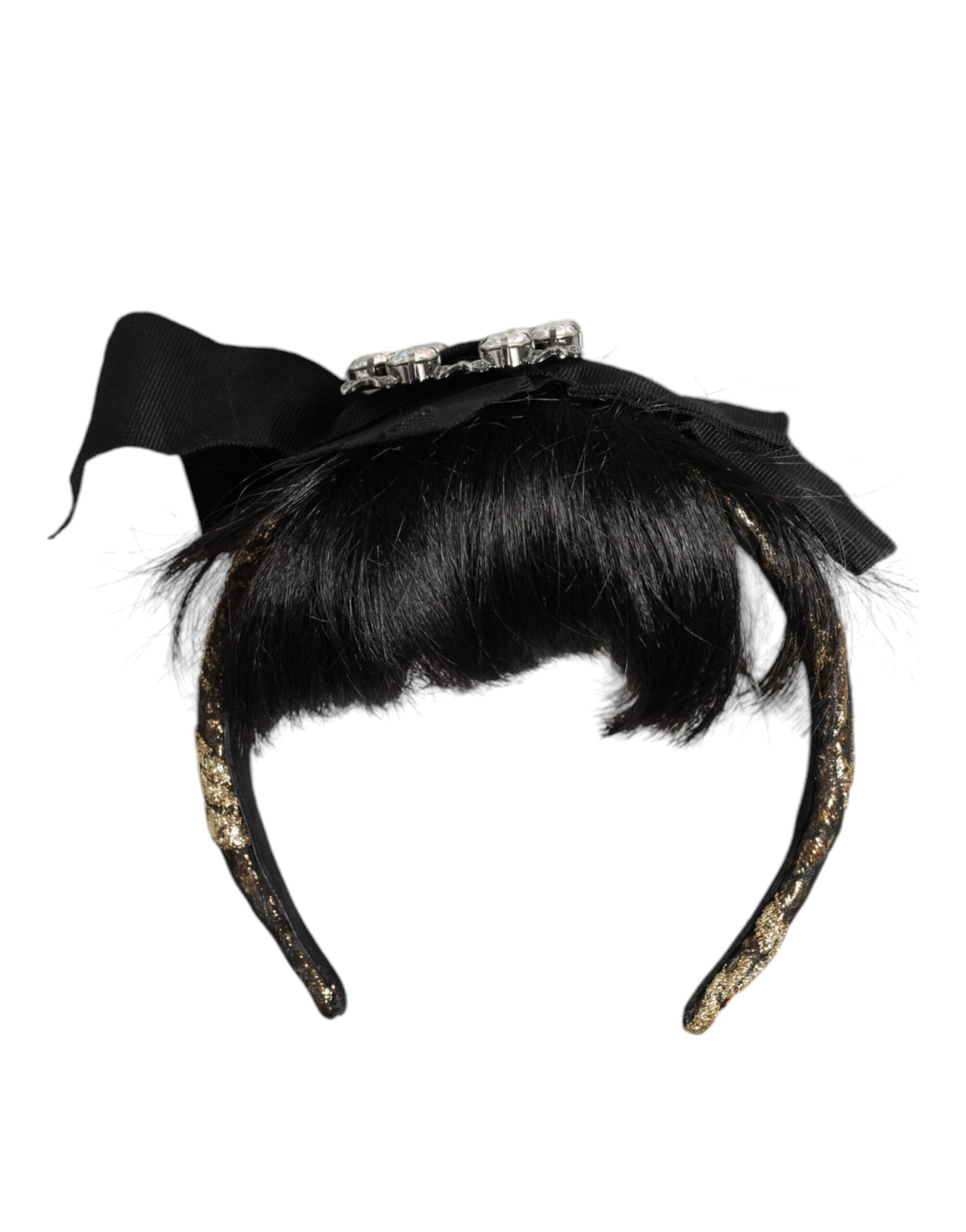 Dolce &amp; Gabbana - Perrucchiera cu diademă și păr negru