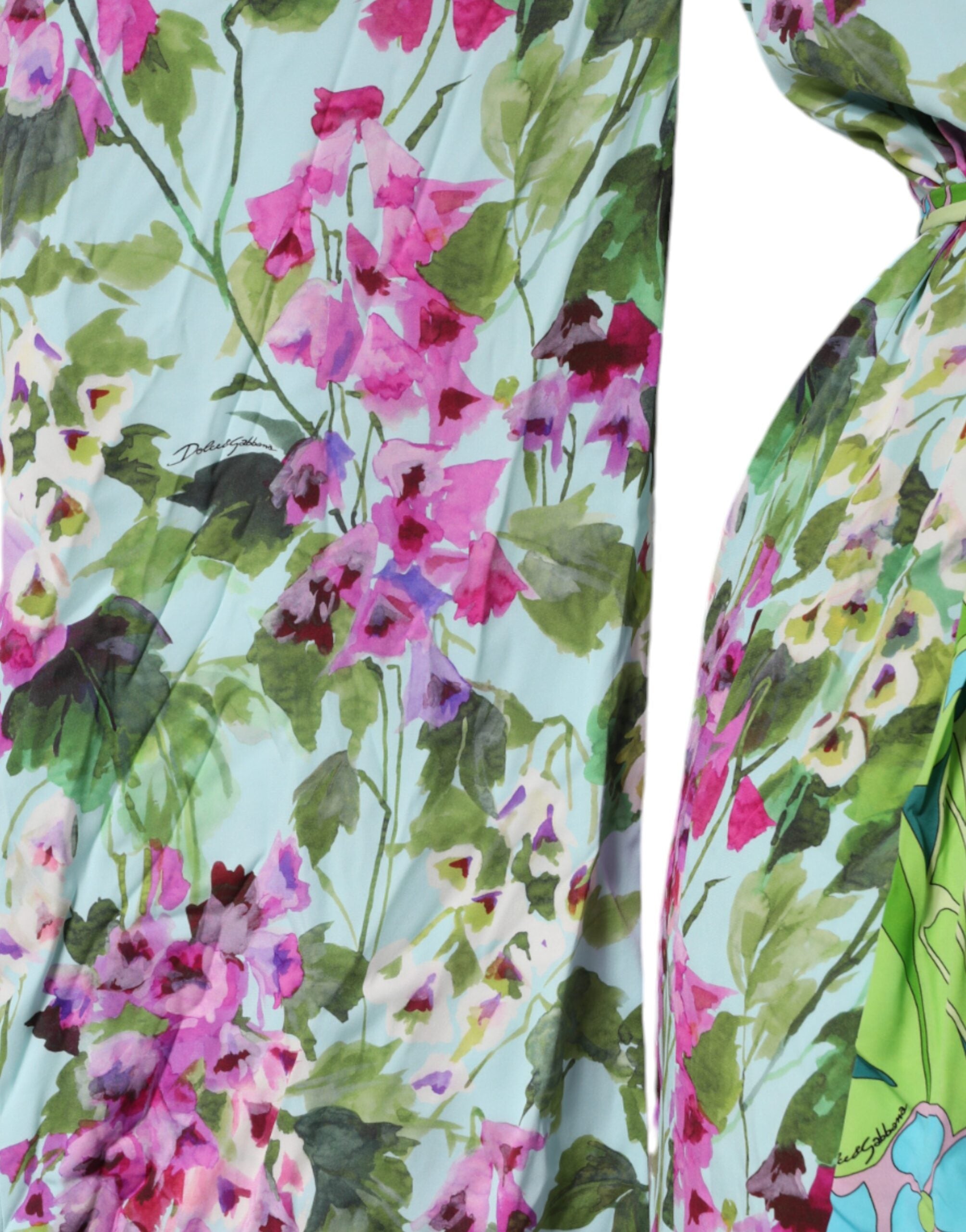 Rochie Dolce &amp; Gabbana cu imprimeu floral multicolor și elastic
