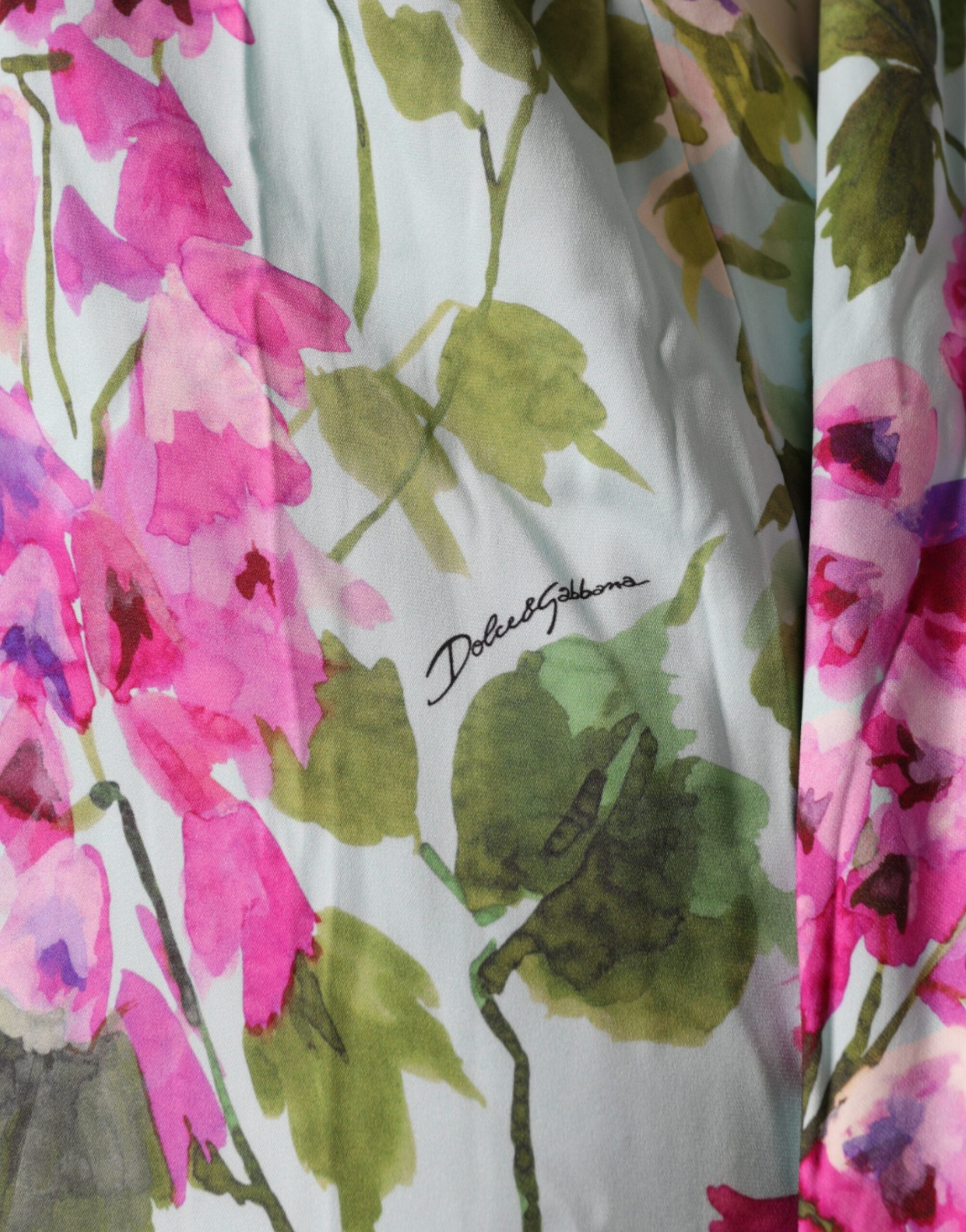 Rochie Dolce &amp; Gabbana cu imprimeu floral multicolor și elastic