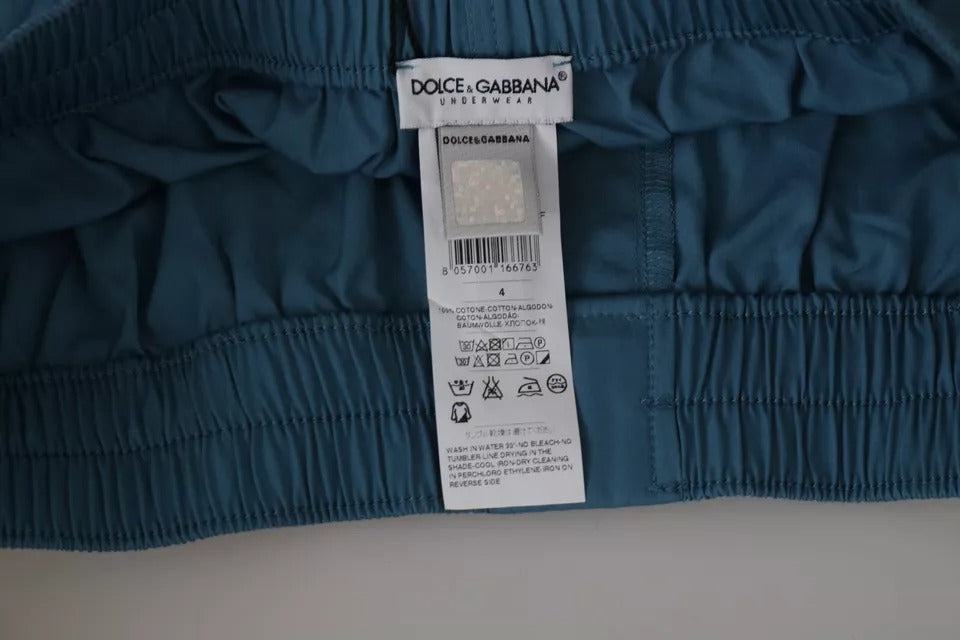Dolce &amp; Gabbana – Boxershorts aus Baumwolle in regulärer Passform, Blau