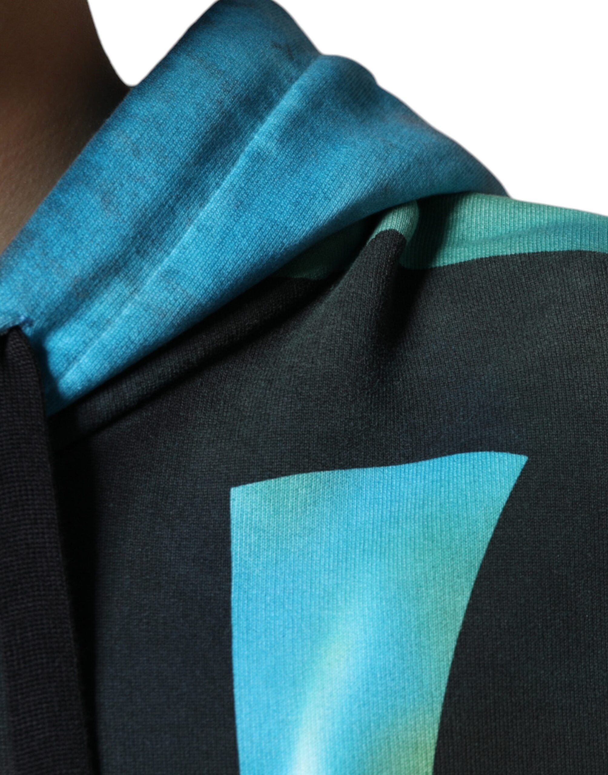 Dolce &amp; Gabbana – Mehrfarbiges Sweatshirt mit Batikmuster und Kapuze