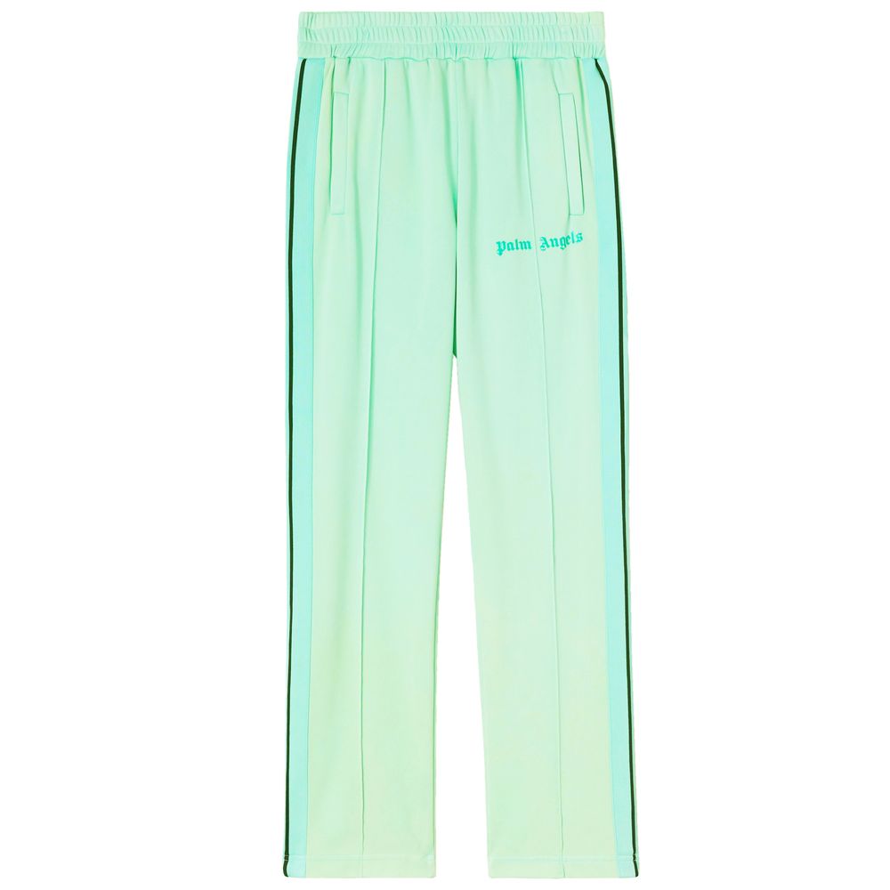 Palm Angels – Grüne Nylonjeans und -hose