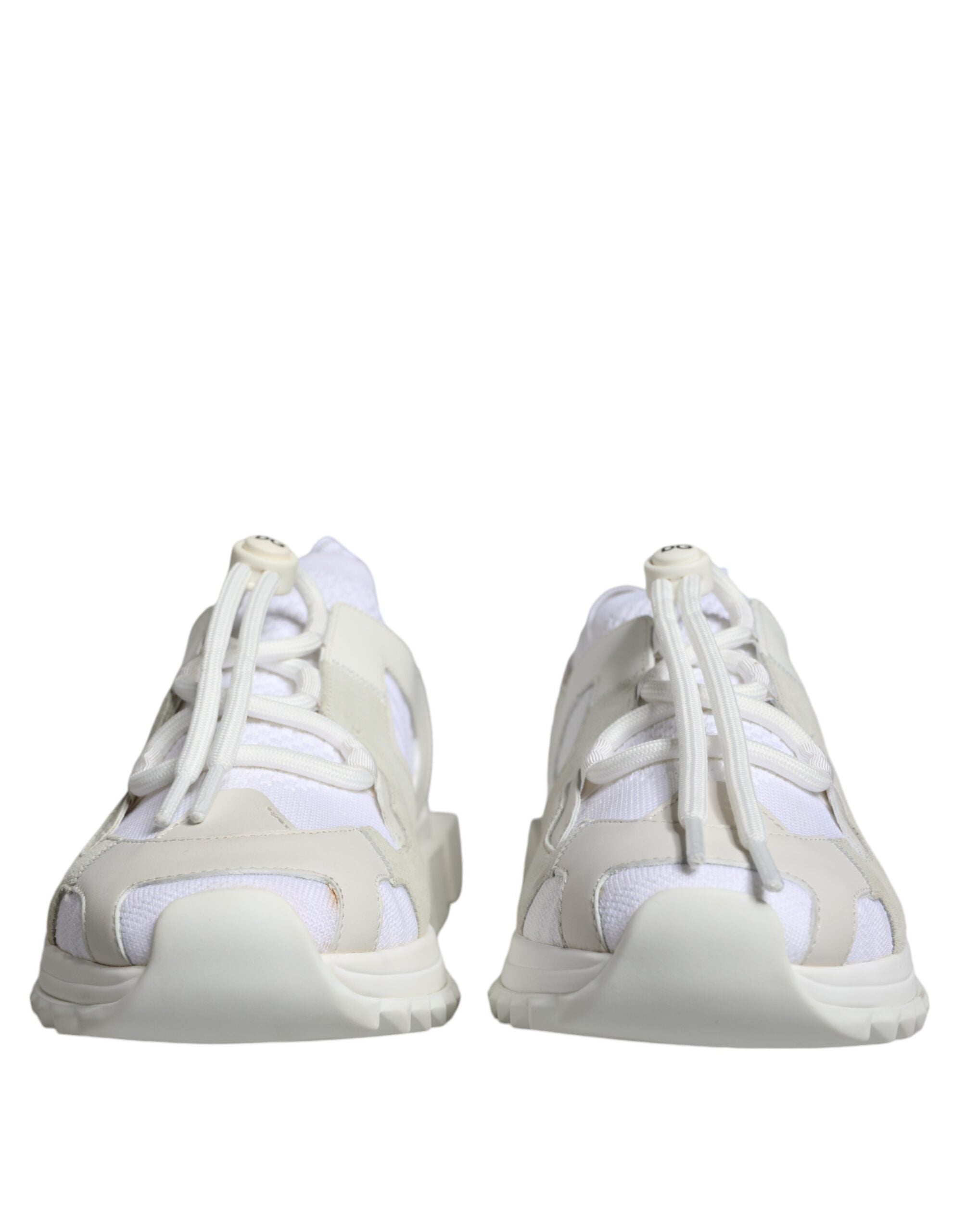 Dolce &amp; Gabbana Sorrento Trekking-Sneakers aus weißem Mesh