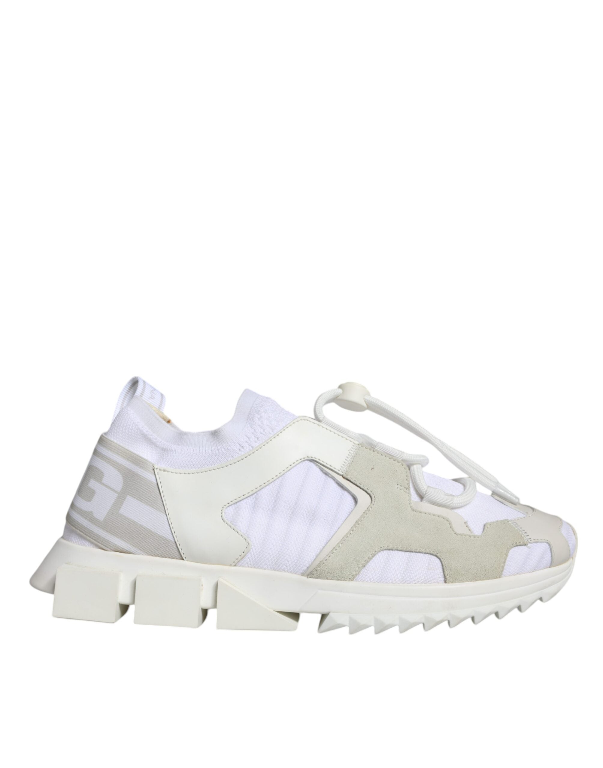 Dolce &amp; Gabbana Sorrento Trekking-Sneakers aus weißem Mesh