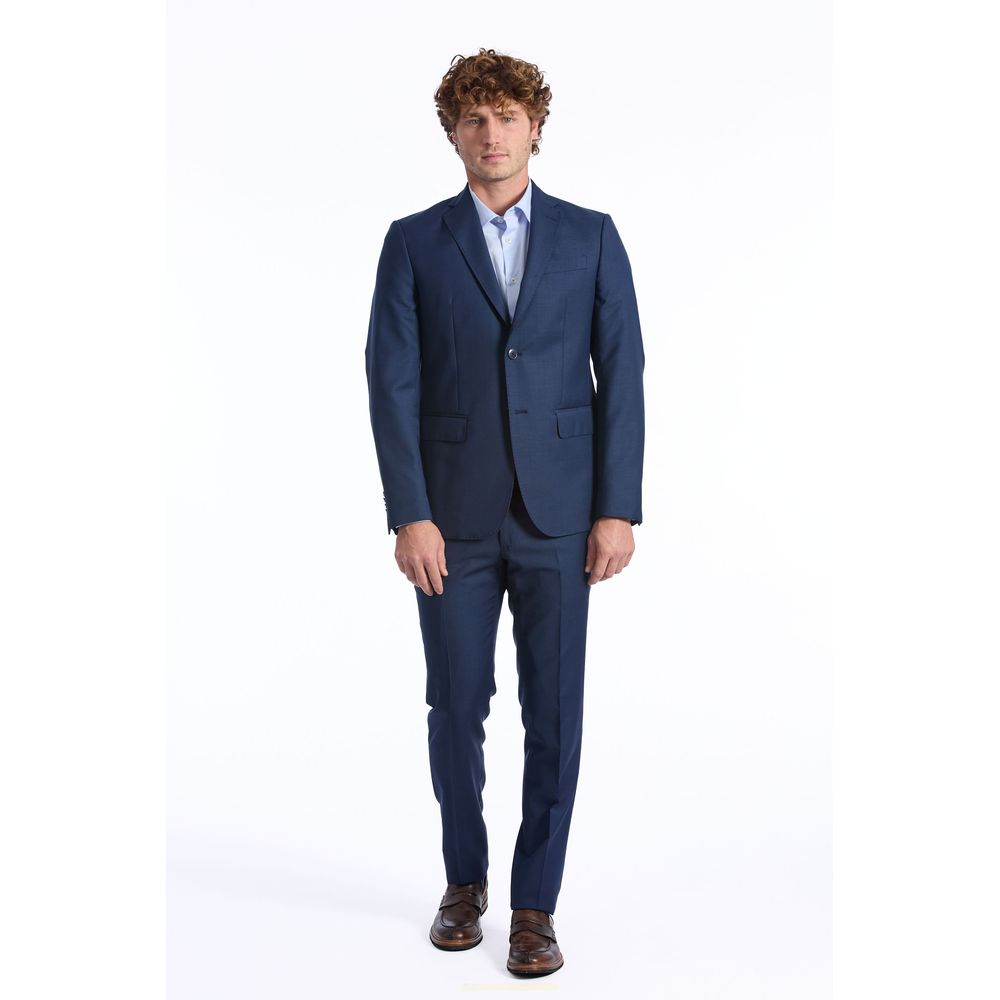 Baldinini Trend Blauer Wollanzug für Herren