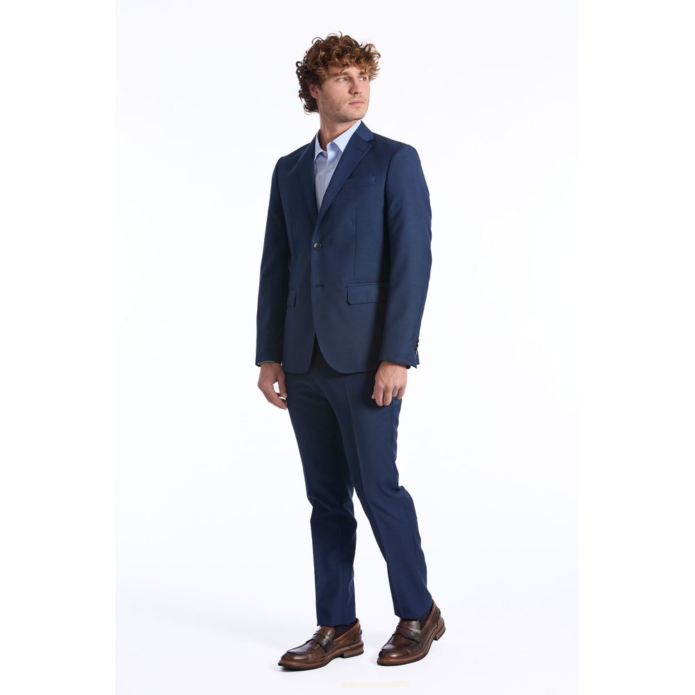 Baldinini Trend Blauer Wollanzug für Herren
