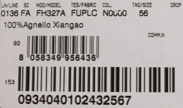 Dolce &amp; Gabbana Elegante schwarze Xiangao-Pelzmütze
