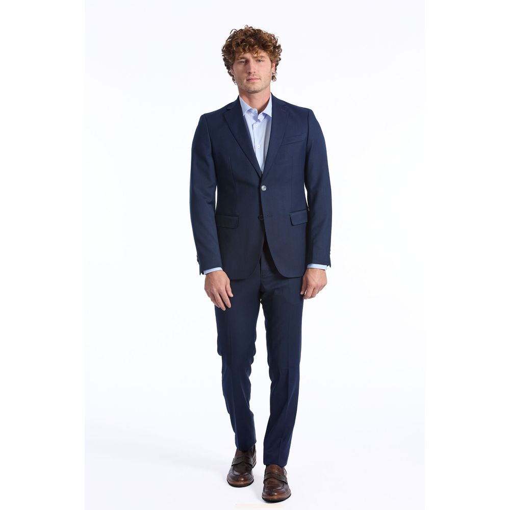 Baldinini Trend Blauer Wollanzug für Herren