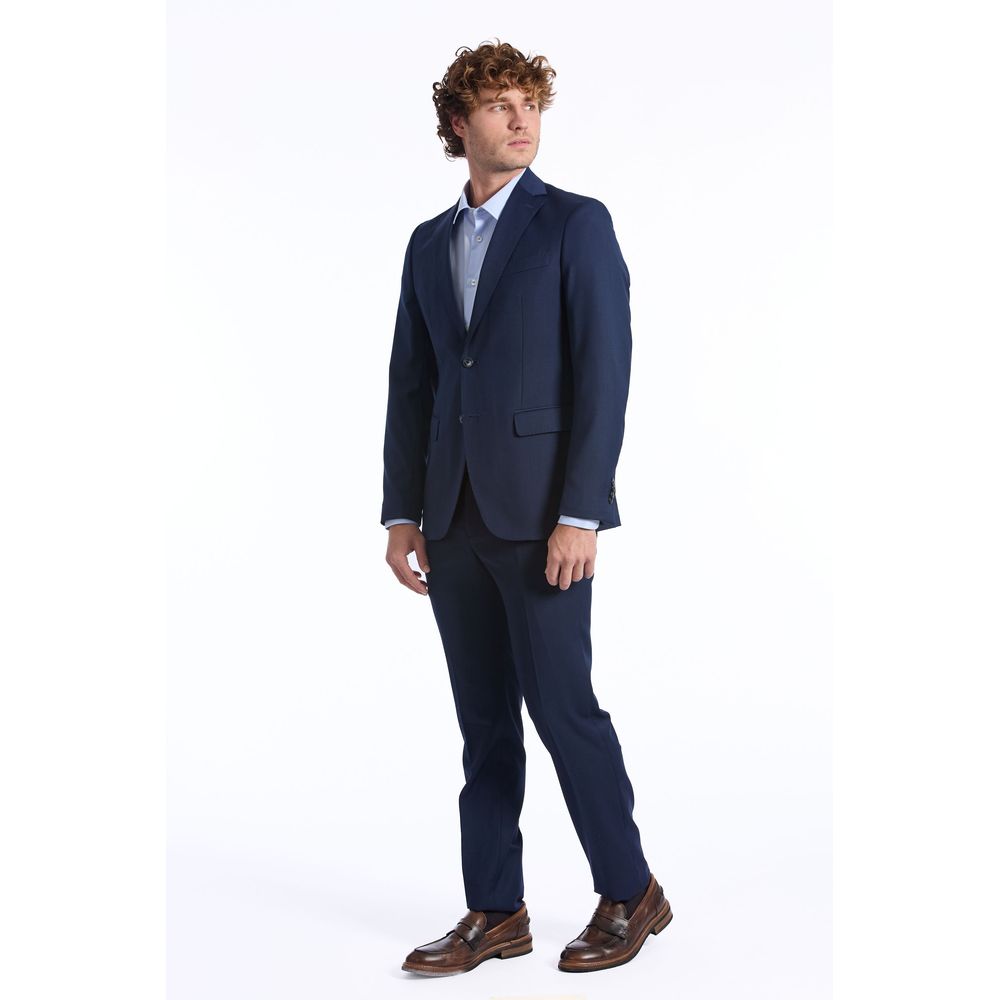 Baldinini Trend Blauer Wollanzug für Herren