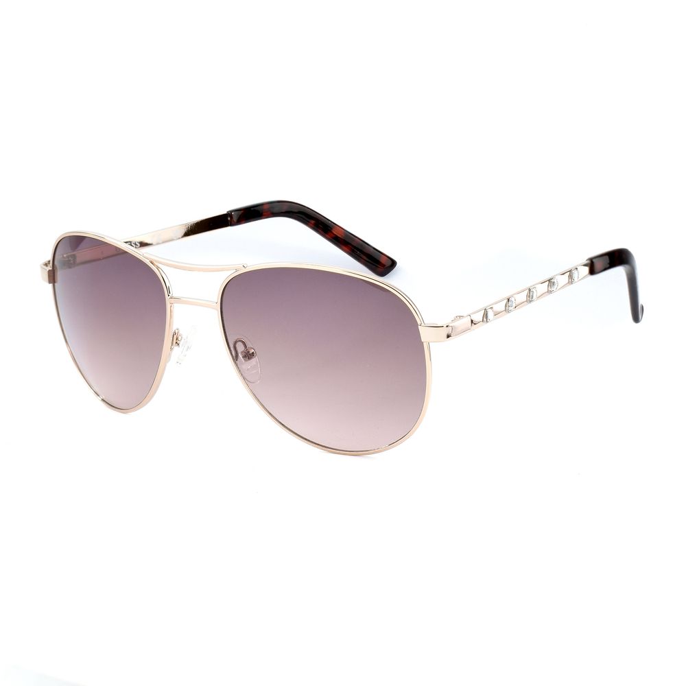 Ochelari de soare Guess din metal auriu