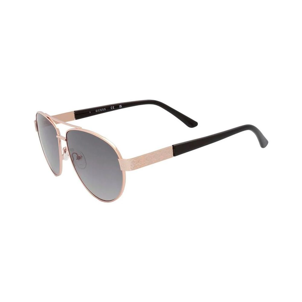 Ochelari de soare Guess din metal auriu