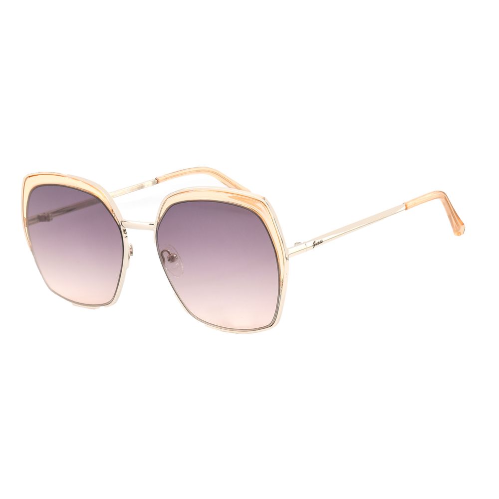 Ochelari de soare Guess din metal auriu